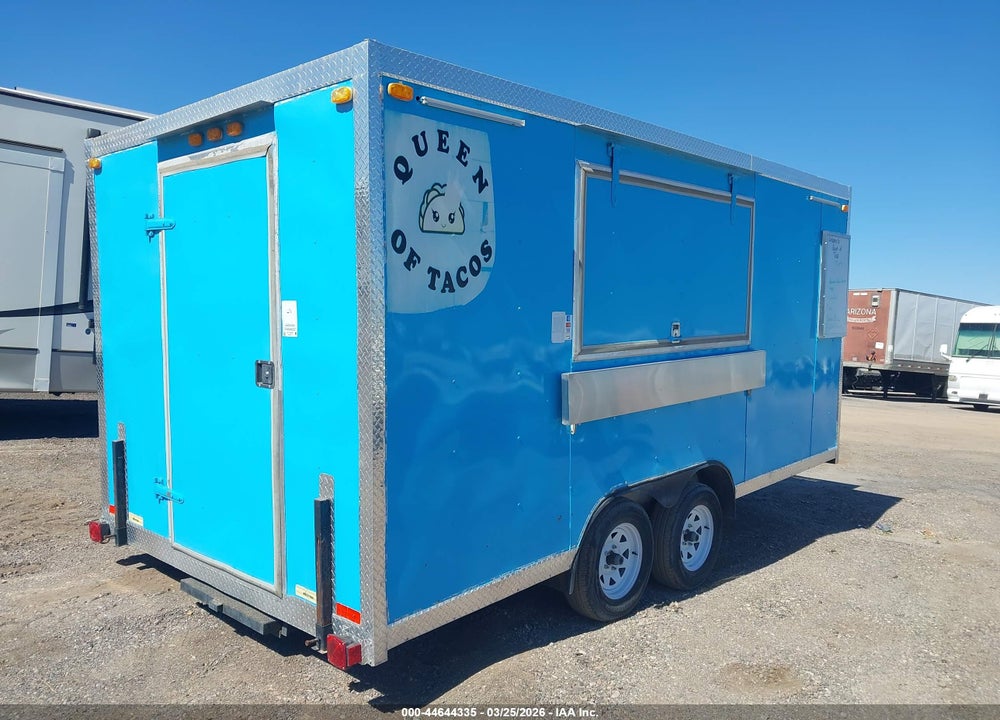 2022 FUD TRAILERS FOOD TRAILER VIN: 3F9F1AA24NM066281