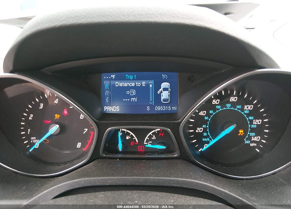 2014 FORD ESCAPE S VIN: 1FMCU0F75EUD49737