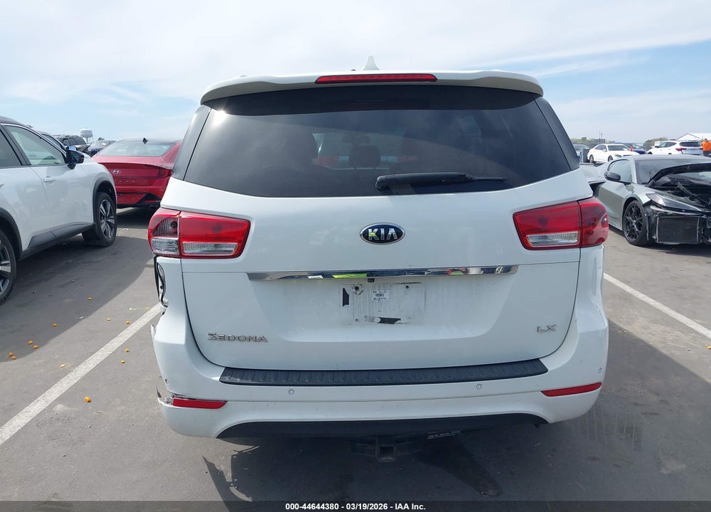 2017 KIA SEDONA LX VIN: KNDMB5C1XH6254000