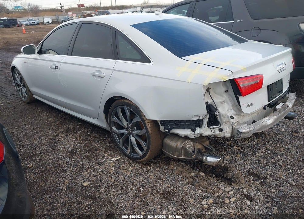 2012 AUDI A6 3.0 PREMIUM VIN: WAUHGAFC8CN138184