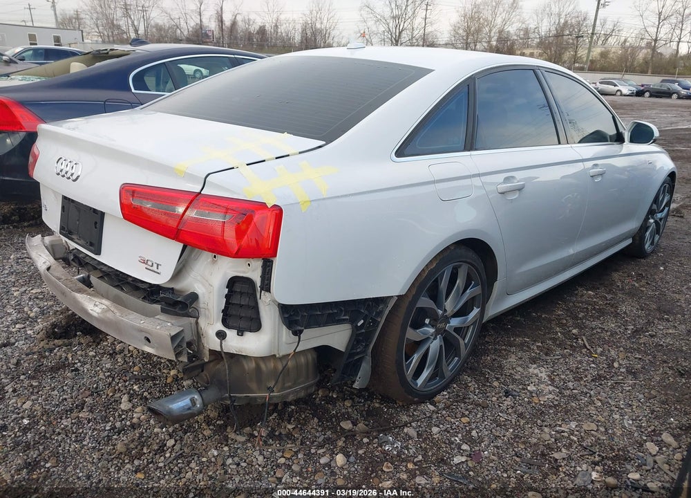 2012 AUDI A6 3.0 PREMIUM VIN: WAUHGAFC8CN138184