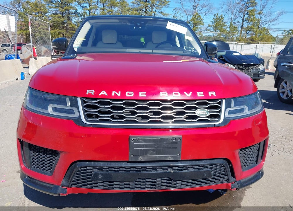 2019 LAND ROVER RANGE ROVER SPORT HSE VIN: SALWR2RV4KA418559