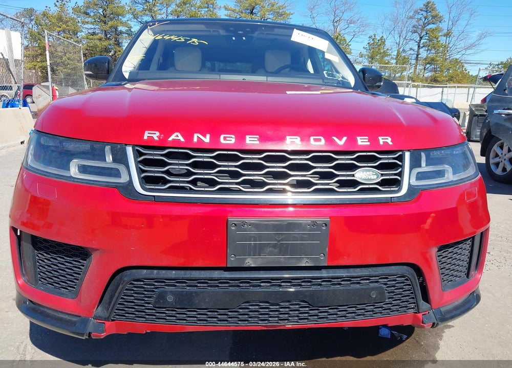 2019 LAND ROVER RANGE ROVER SPORT HSE VIN: SALWR2RV4KA418559