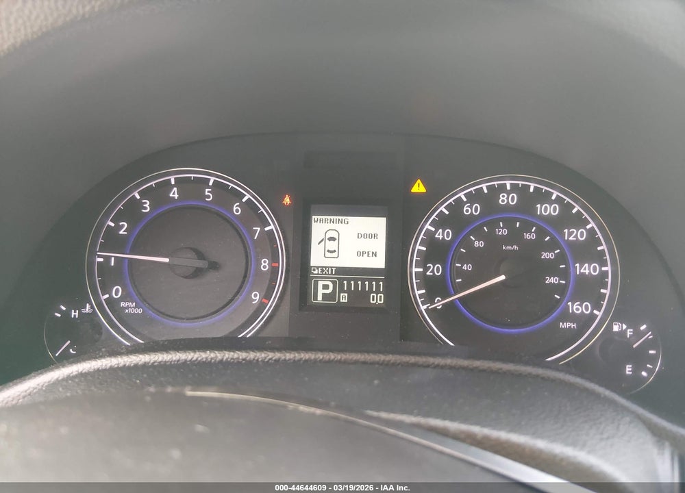 2012 INFINITI G37X VIN: JN1CV6AR4CM671668