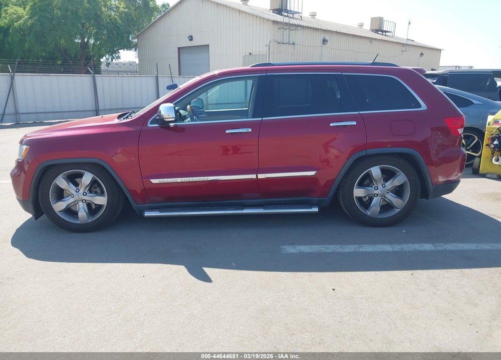 2013 JEEP GRAND CHEROKEE OVERLAND VIN: 1C4RJFCT7DC523307