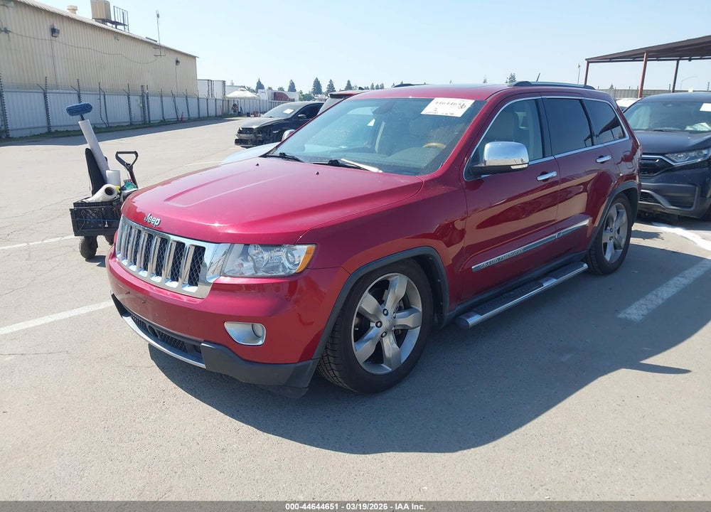 2013 JEEP GRAND CHEROKEE OVERLAND VIN: 1C4RJFCT7DC523307