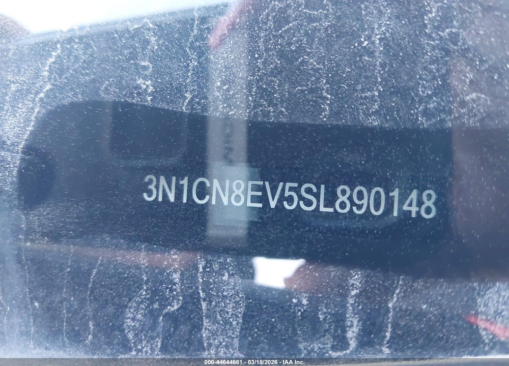 2025 NISSAN VERSA 1.6 SV VIN: 3N1CN8EV5SL890148