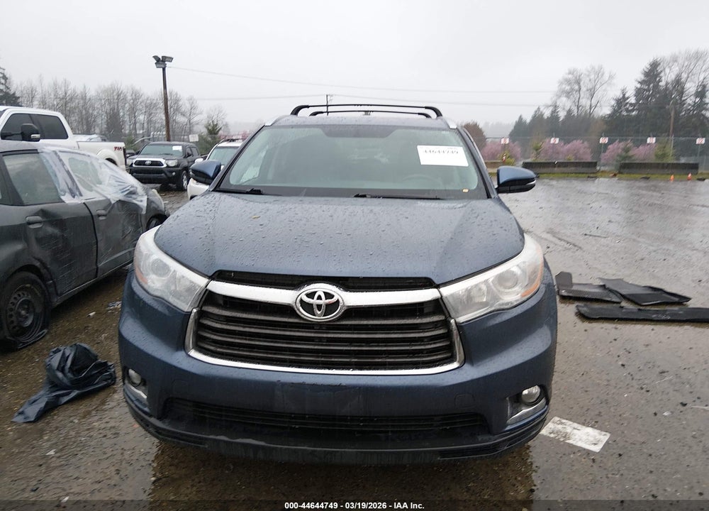2016 TOYOTA HIGHLANDER LIMITED V6 VIN: 5TDDKRFH9GS335116