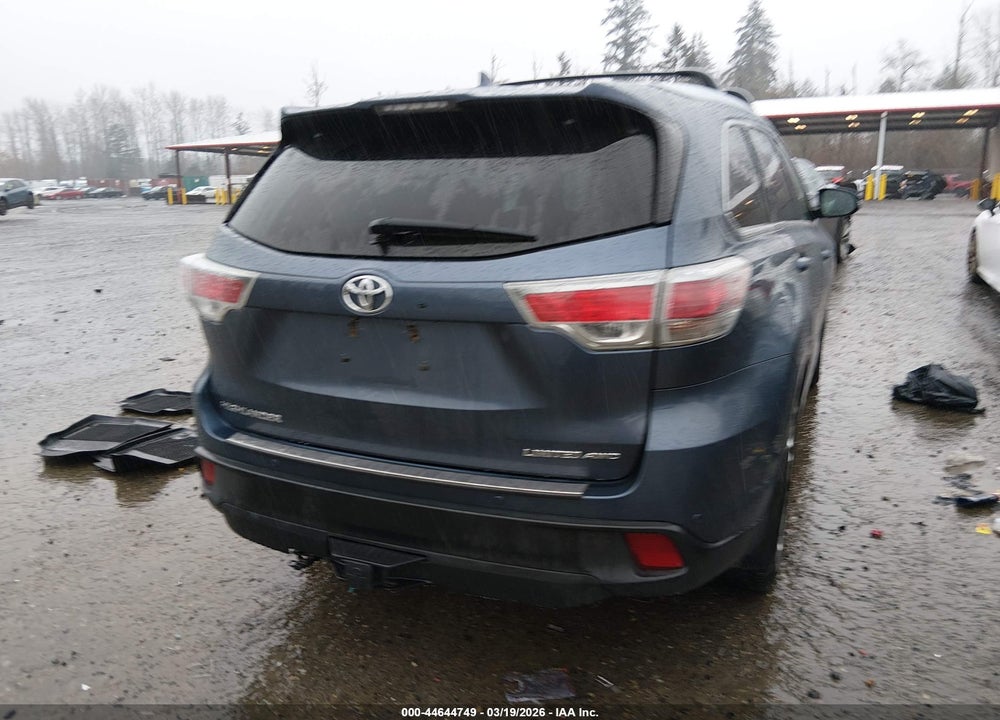 2016 TOYOTA HIGHLANDER LIMITED V6 VIN: 5TDDKRFH9GS335116