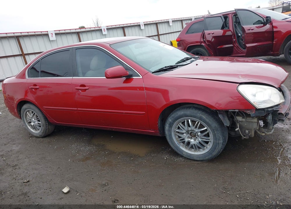 2007 KIA OPTIMA LX VIN: KNAGE123675097583