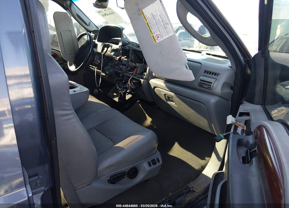 2007 FORD F-250 LARIAT/XL/XLT VIN: 1FTSW20P87EA54109