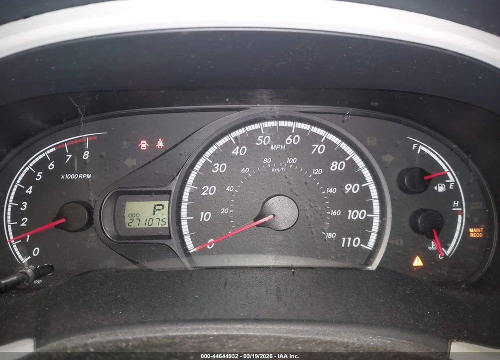 2013 TOYOTA SIENNA LE V6 8 PASSENGER VIN: 5TDKK3DC3DS387123