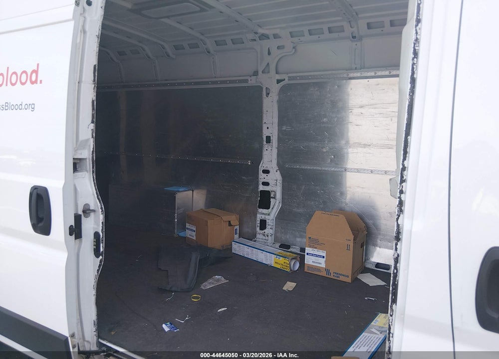 2021 RAM PROMASTER 3500 CARGO VAN HIGH ROOF 159 WB EXT VIN: 3C6FRVJG4ME501440