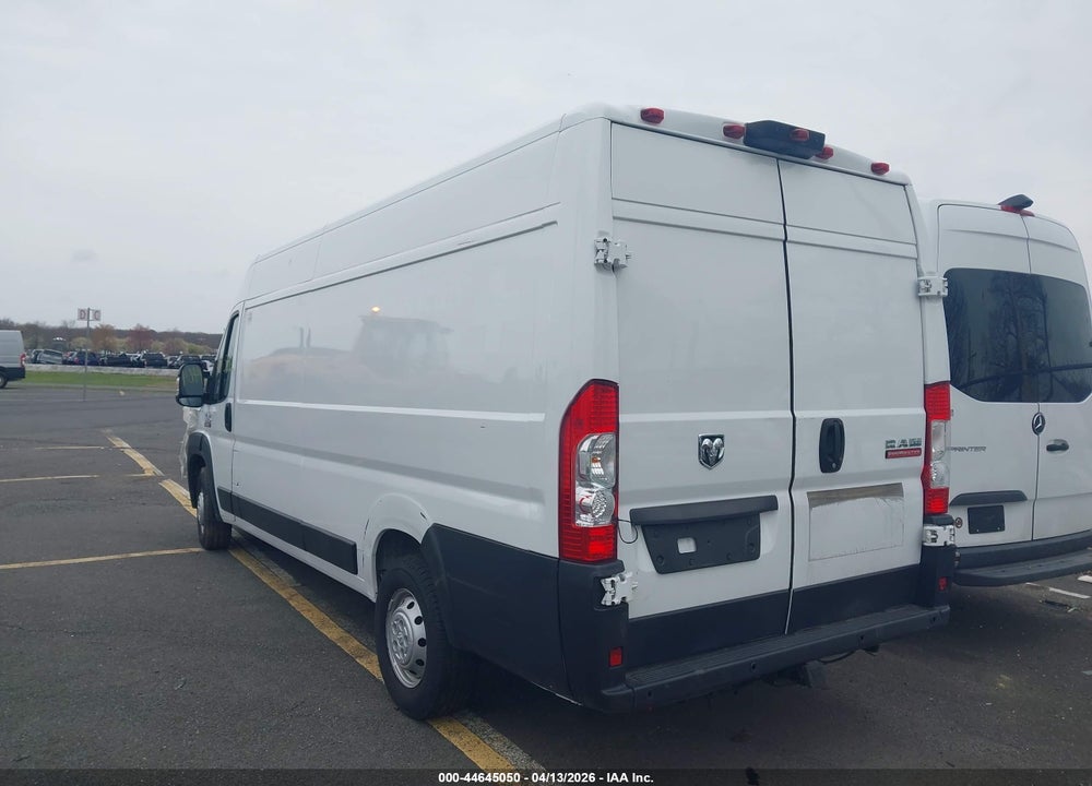 2021 RAM PROMASTER 3500 CARGO VAN HIGH ROOF 159 WB EXT VIN: 3C6FRVJG4ME501440