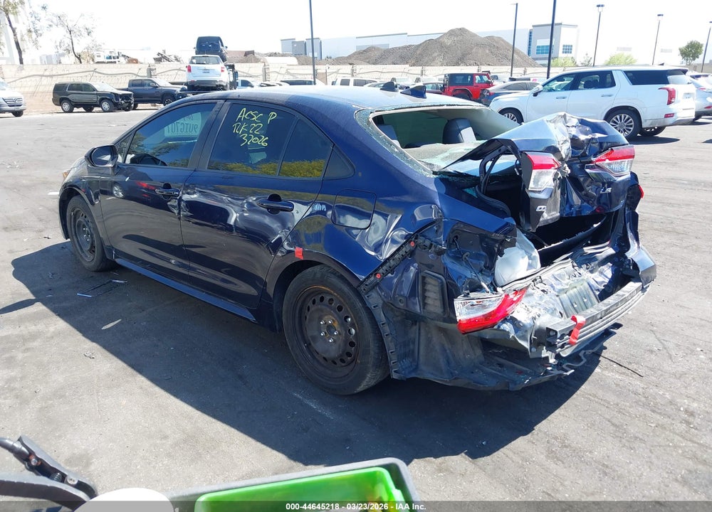 2022 TOYOTA COROLLA LE VIN: 5YFEPMAE9NP275978