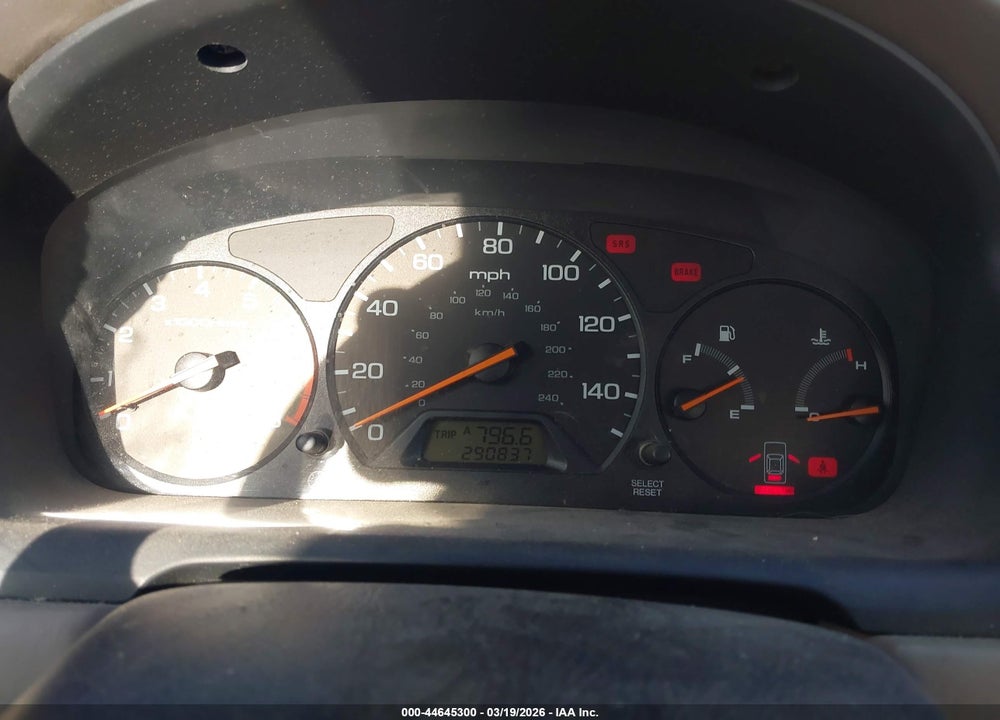 1998 HONDA ACCORD EX VIN: 1HGCG3159WA010647