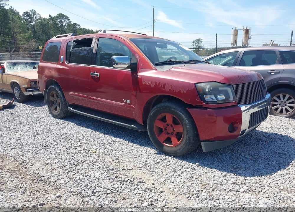 2005 NISSAN ARMADA SE VIN: 5N1AA08A75N702448