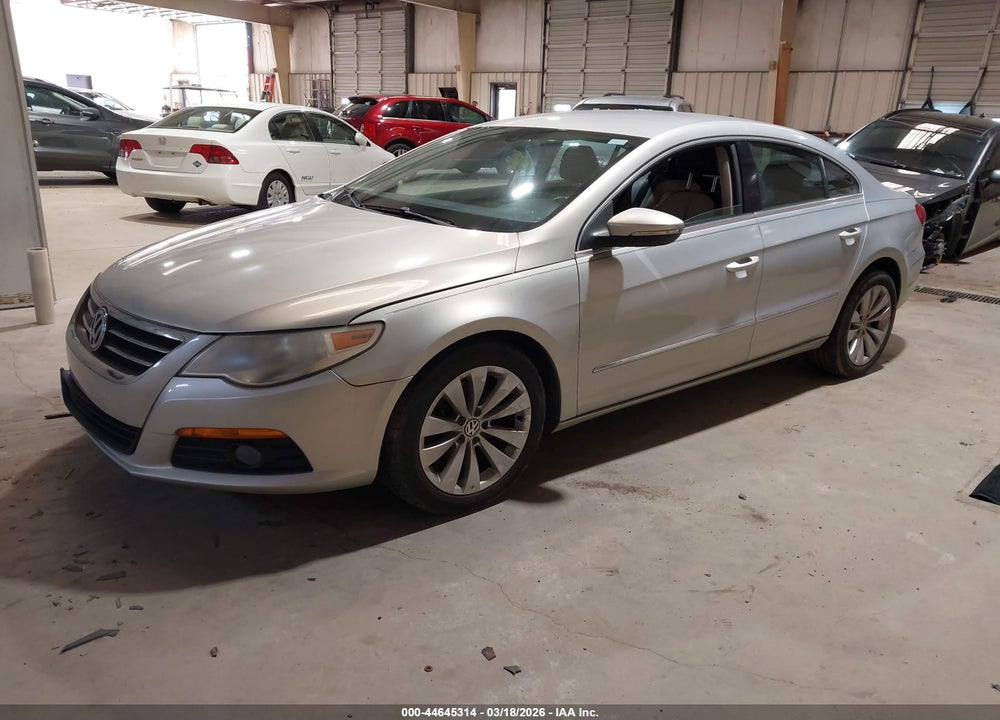 2010 VOLKSWAGEN CC SPORT VIN: WVWMN7AN5AE536291