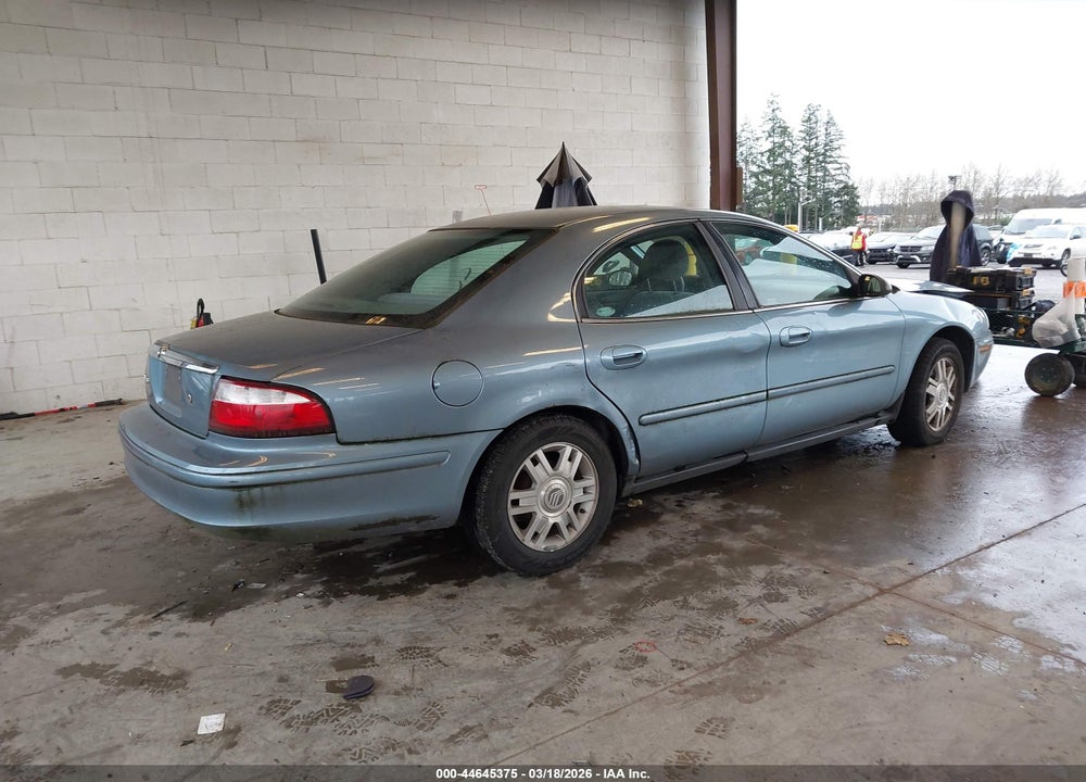2005 MERCURY SABLE GS VIN: 1MEFM50265A603015