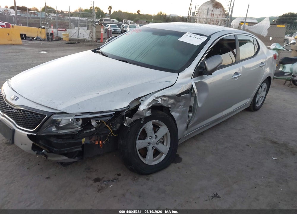 2014 KIA OPTIMA LX VIN: KNAGM4A7XE5459145