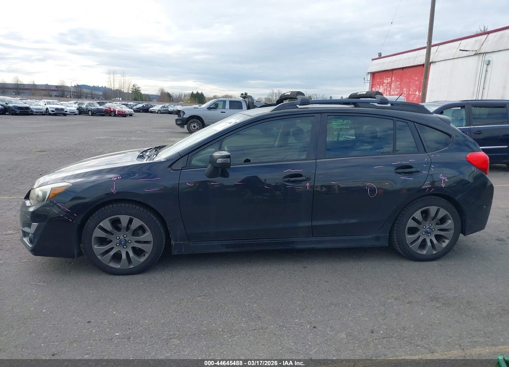 2015 SUBARU IMPREZA 2.0I SPORT LIMITED VIN: JF1GPAZ69FH208854