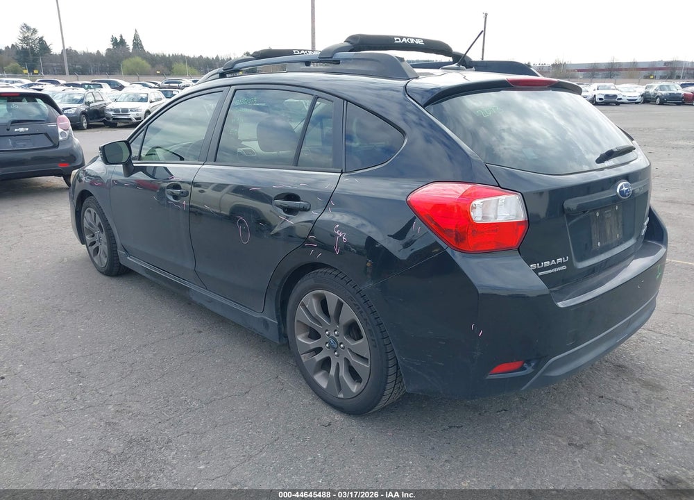 2015 SUBARU IMPREZA 2.0I SPORT LIMITED VIN: JF1GPAZ69FH208854