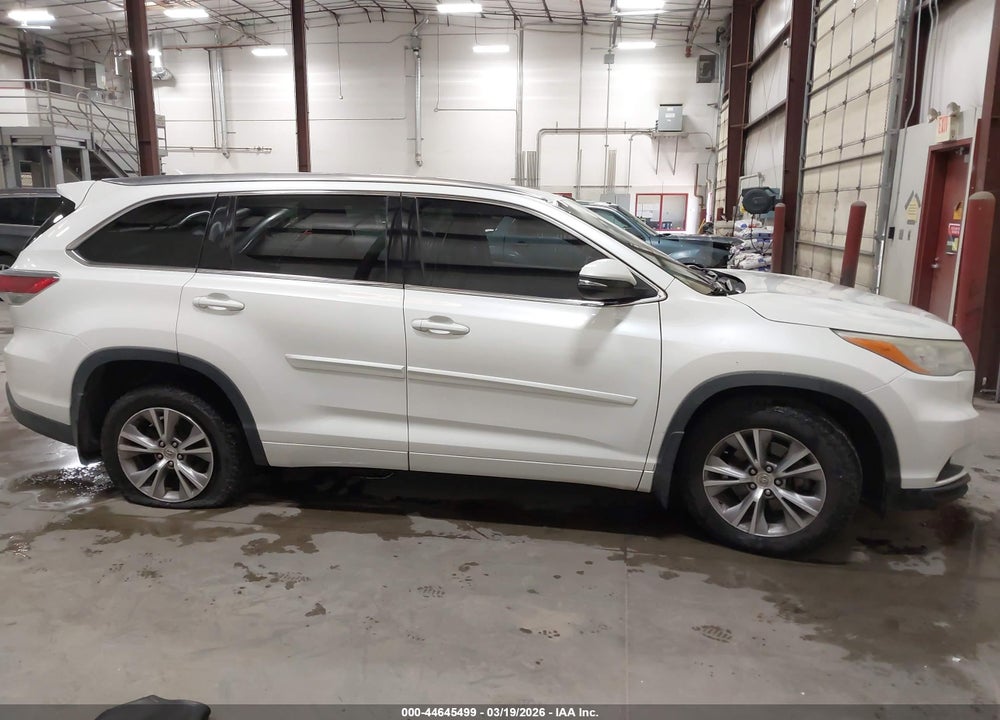 2014 TOYOTA HIGHLANDER XLE V6 VIN: 5TDJKRFH0ES062552