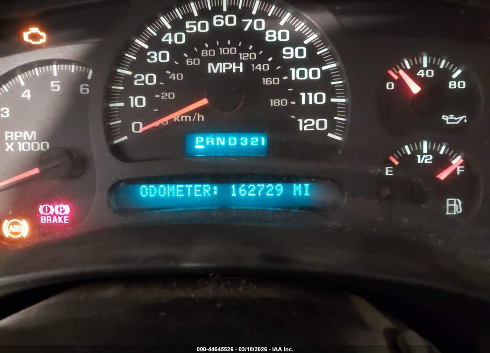 2003 CHEVROLET SILVERADO 1500 VIN: 1GCEC19VX3E262374