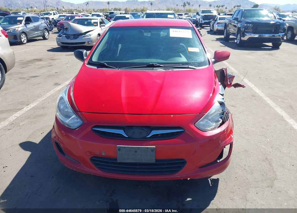 2013 HYUNDAI ACCENT GLS VIN: KMHCT4AE0DU521736