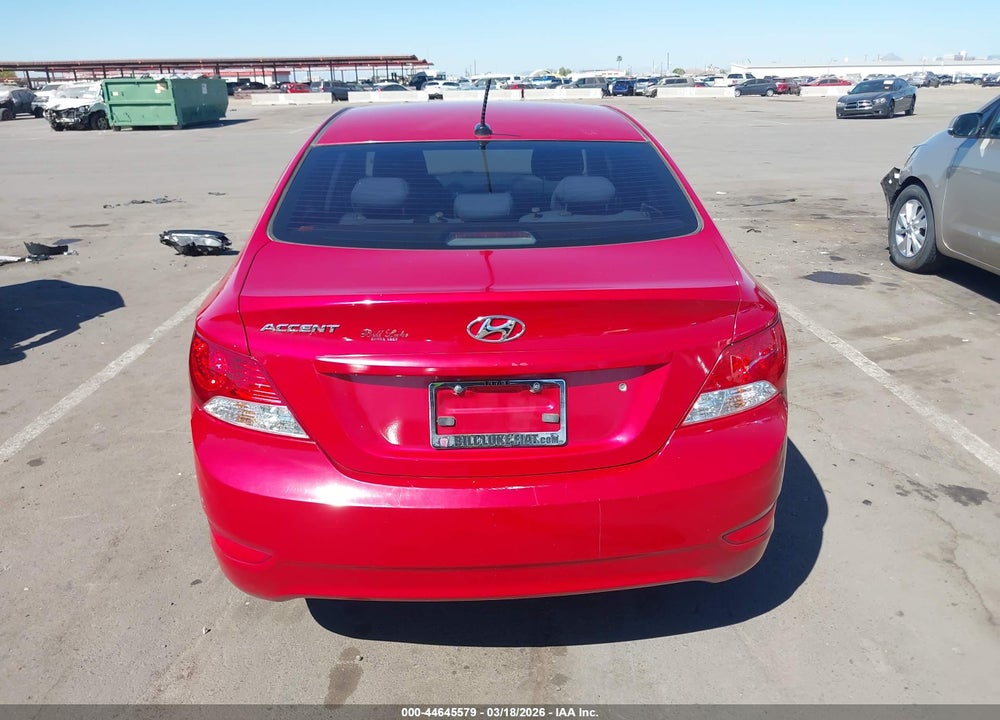 2013 HYUNDAI ACCENT GLS VIN: KMHCT4AE0DU521736