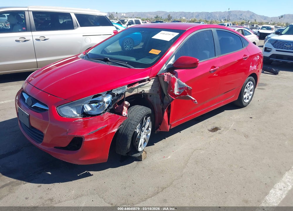 2013 HYUNDAI ACCENT GLS VIN: KMHCT4AE0DU521736