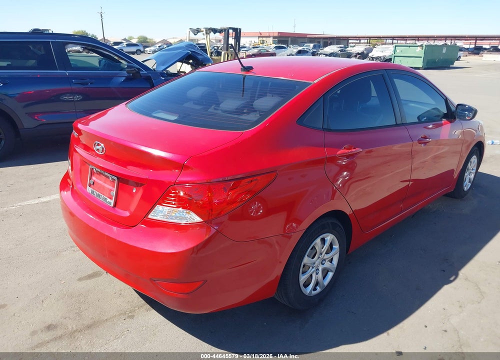 2013 HYUNDAI ACCENT GLS VIN: KMHCT4AE0DU521736