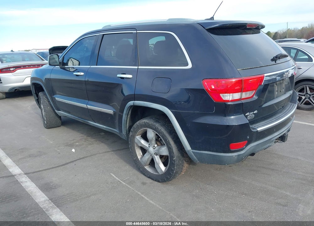 2011 JEEP GRAND CHEROKEE OVERLAND VIN: 1J4RR6GT5BC660966