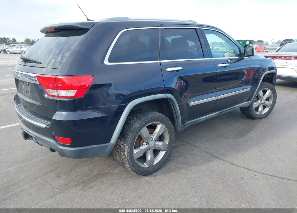2011 JEEP GRAND CHEROKEE OVERLAND VIN: 1J4RR6GT5BC660966