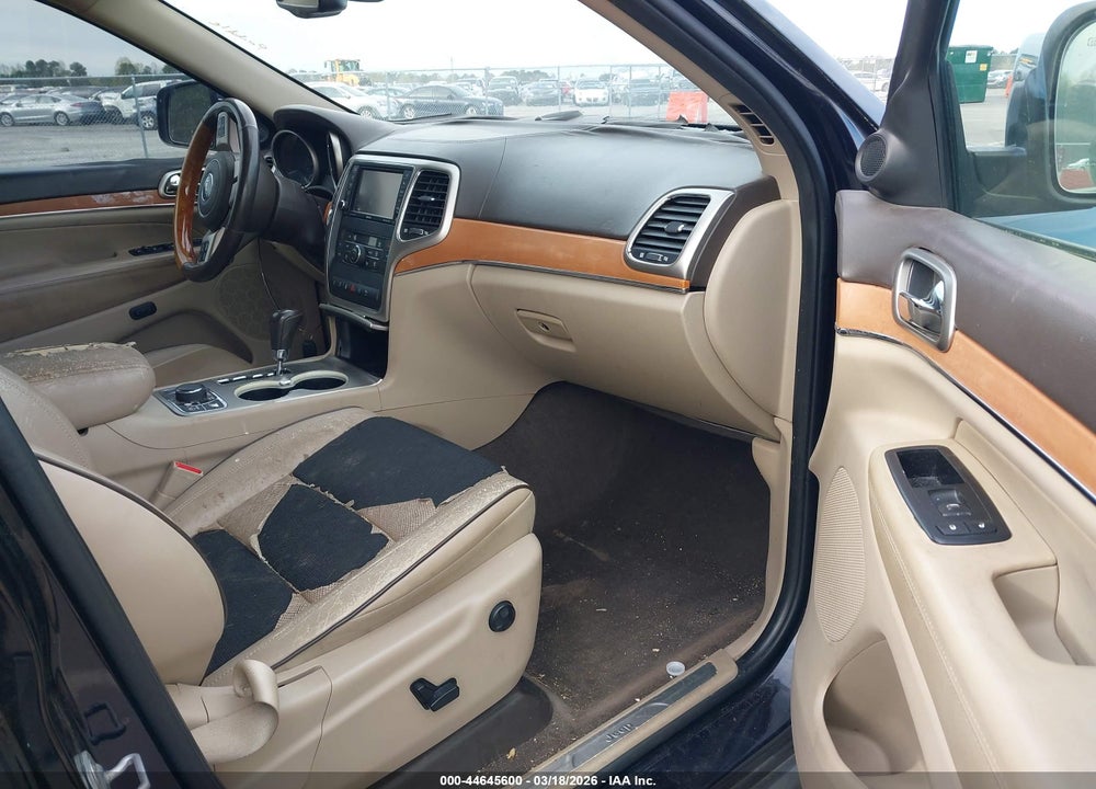 2011 JEEP GRAND CHEROKEE OVERLAND VIN: 1J4RR6GT5BC660966