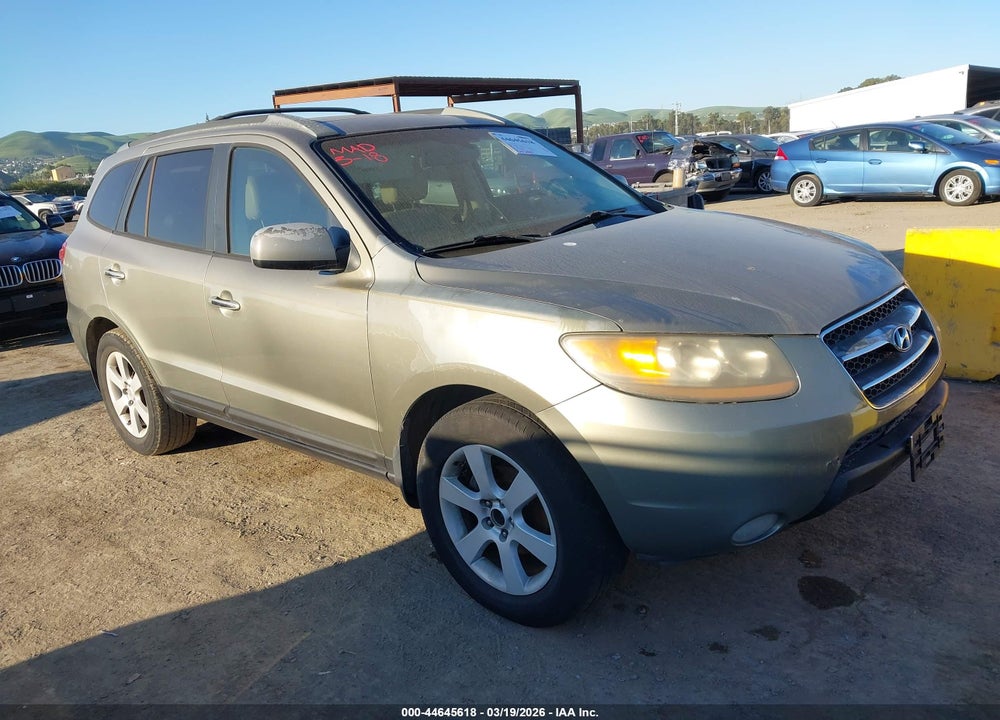 2007 HYUNDAI SANTA FE LIMITED/SE VIN: 5NMSH13E47H116844