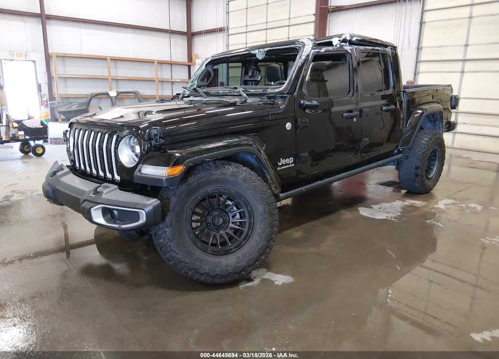 2022 JEEP GLADIATOR OVERLAND 4X4 VIN: 1C6HJTFG9NL163409