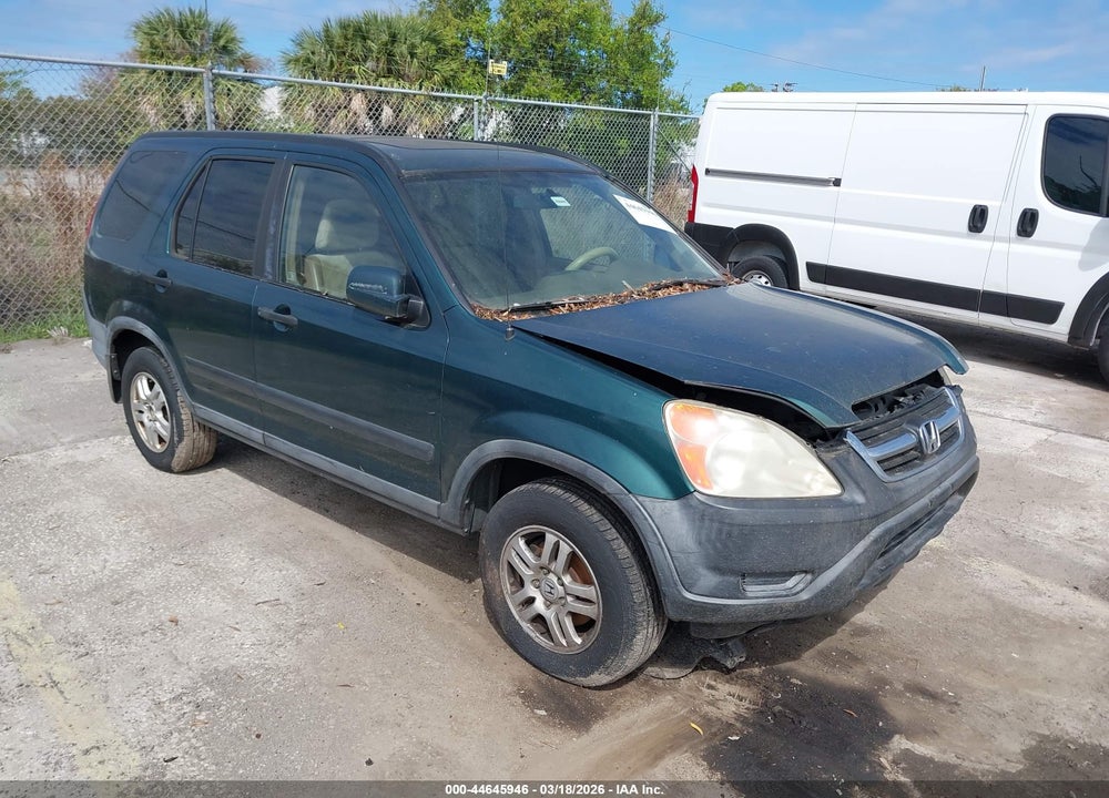 2004 HONDA CR-V EX VIN: SHSRD788X4U226576