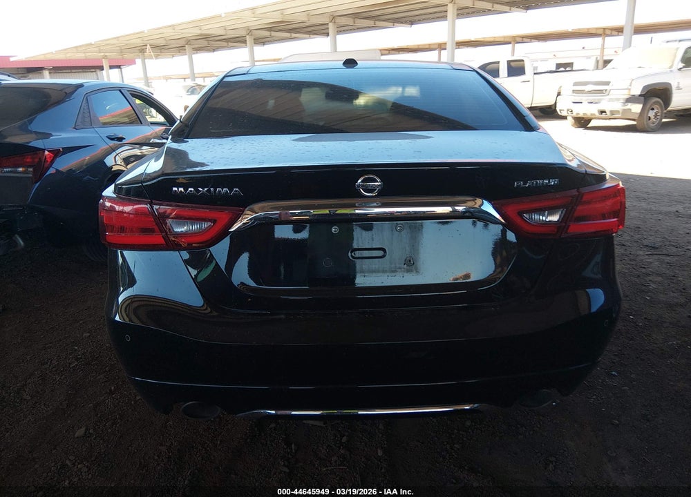 2018 NISSAN MAXIMA 3.5 PLATINUM VIN: 1N4AA6AP8JC393722