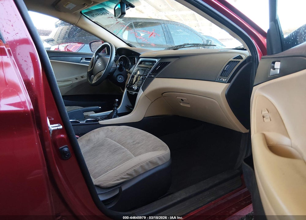 2012 HYUNDAI SONATA GLS VIN: 5NPEB4AC8CH495832