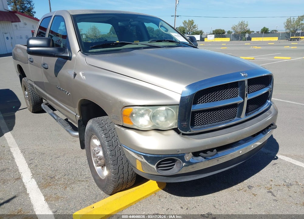 2003 DODGE RAM 2500 SLT/LARAMIE/ST VIN: 3D3KU28D03G838746