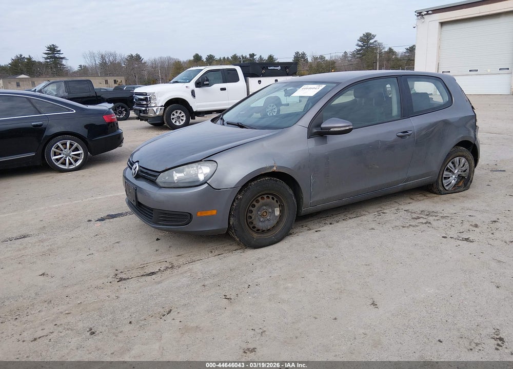 2012 VOLKSWAGEN GOLF 2.5L 2-DOOR VIN: WVWBB7AJ7CW308206