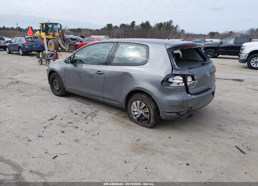 2012 VOLKSWAGEN GOLF 2.5L 2-DOOR VIN: WVWBB7AJ7CW308206