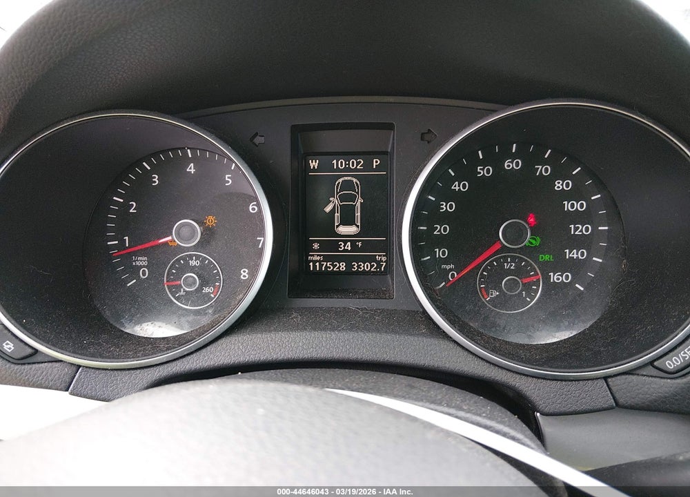 2012 VOLKSWAGEN GOLF 2.5L 2-DOOR VIN: WVWBB7AJ7CW308206