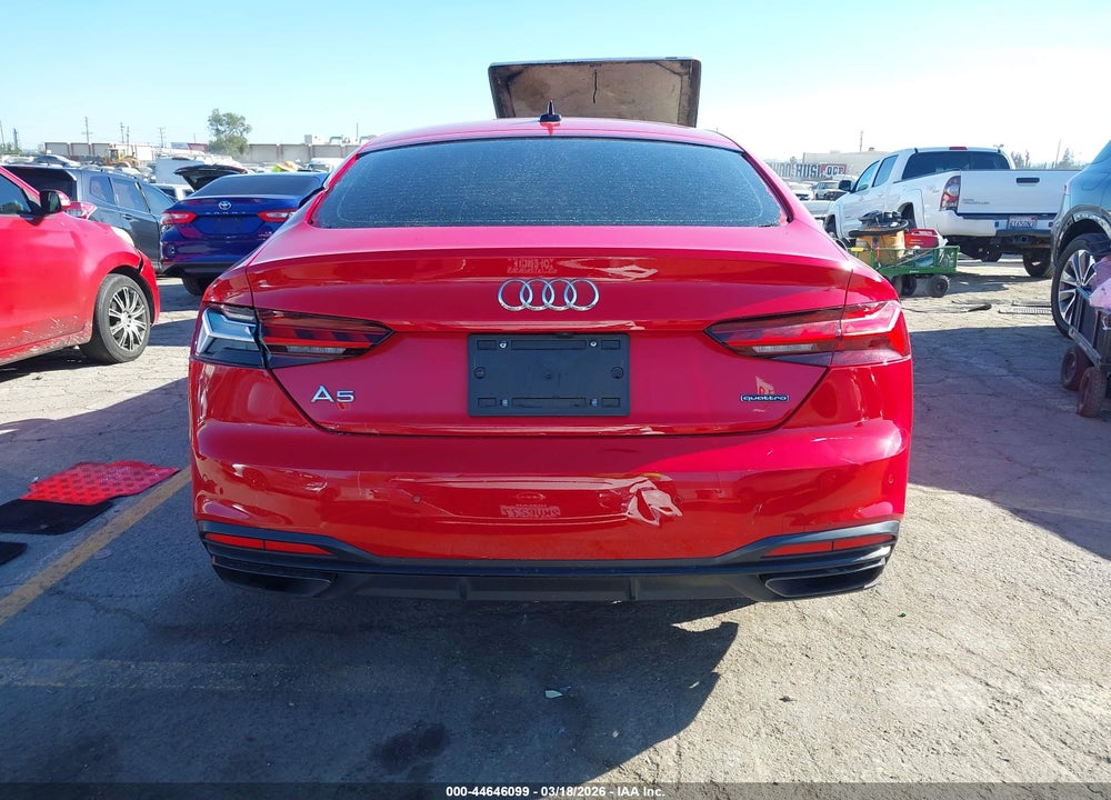 2022 AUDI A5 SPORTBACK PREMIUM PLUS 40 TFSI QUATTRO S TRONIC VIN: WAUCBCF57NA003553