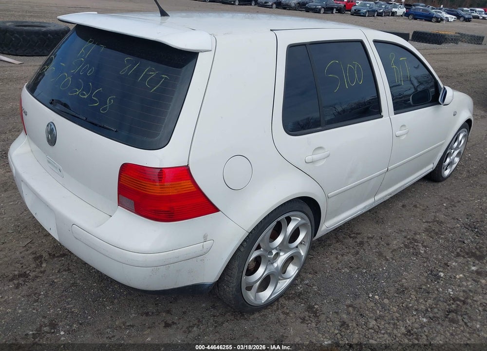 2002 VOLKSWAGEN GOLF GLS 2.0L VIN: 9BWGK61J524026128