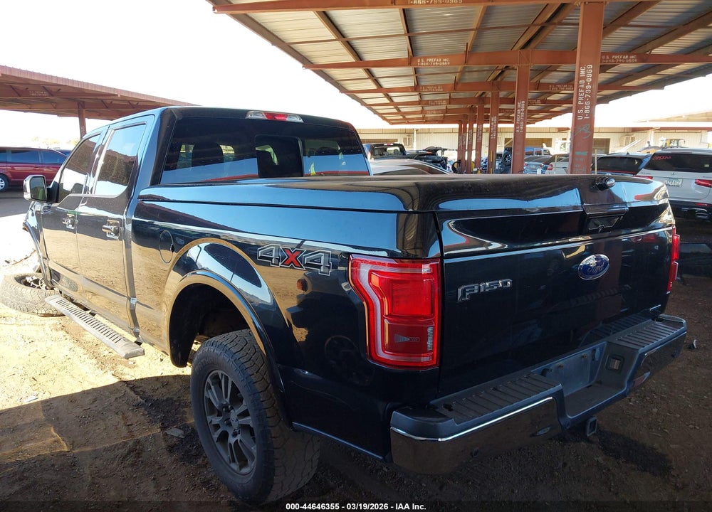 2015 FORD F-150 LARIAT VIN: 1FTFW1EF1FFC62756