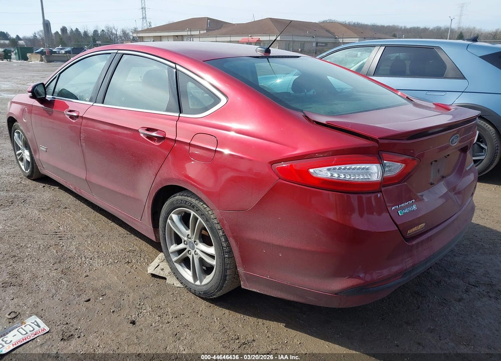 2015 FORD FUSION ENERGI TITANIUM VIN: 3FA6P0SU9FR289738