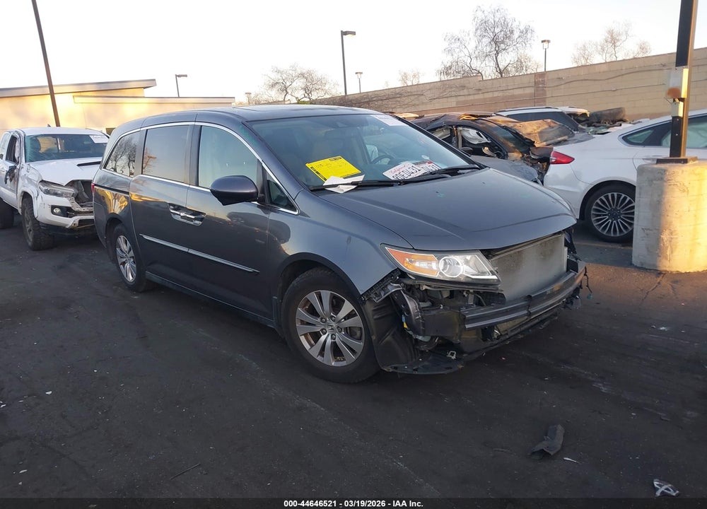 2014 HONDA ODYSSEY EX-L VIN: 5FNRL5H65EB087505