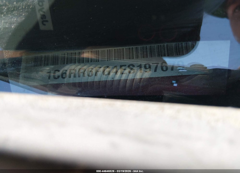 2014 RAM 1500 TRADESMAN VIN: 1C6RR6FG4ES197679